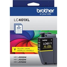 Cartouche jet d'encre Brother LC401XL jaune