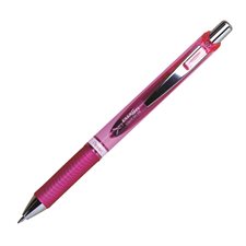 Stylos à bille roulante rétractable EnerGel® Pointe 0,7 mm ruban rose