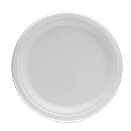 Assiette ronde compostable