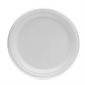 Assiette ronde compostable
