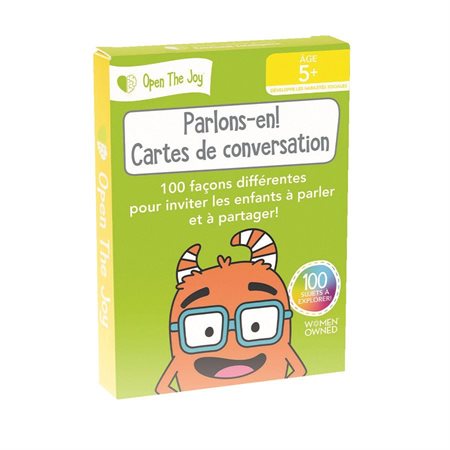 Cartes de conversation parlons-en Open The Joy Version française