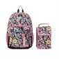 Ensemble sac à dos et boîte à lunch fleurs