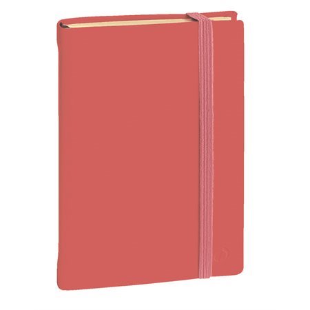 Carnet Silk Quo Vadis 6 ¼ x 9 ½  po corail