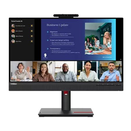 MONITEUR LENOVO 23.8PO CAMERA