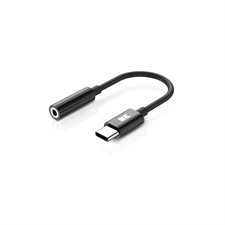 Adaptateur Câble USB-C Jack 3,5mm Noir