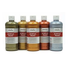 Peinture acrylique métallique