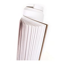 Bloc cartonné blanc