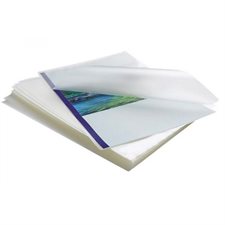 Pochettes de plastification pour plastifieuse à chaud