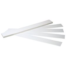 Bandes de phrases lignées blanches