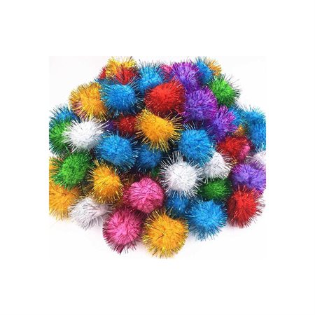 Pompons - couleurs assorties