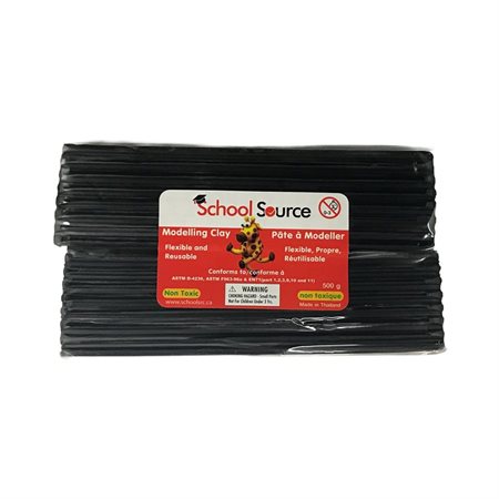 Pâte à modeler souple de qualité - Noir