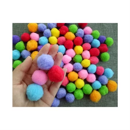 Pompons - couleurs assorties