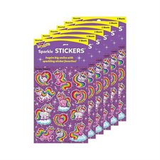 Autocollant scintillant - Licorne scintillante