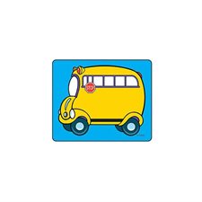 Étiquettes nominatives - Bus scolaire