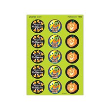 Autocollants à gratter et à sentir Halloween (réglisse)