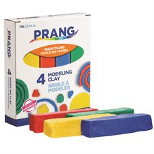 Pâte à modeler - 4 couleurs (blocs de 0,25 lb)