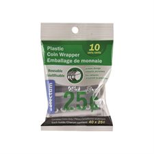 Rouleau pour monnaie 25 ¢