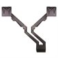 Bras de moniteur ajustable double