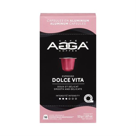 Capsule pour machine Nespresso Dolce Vita