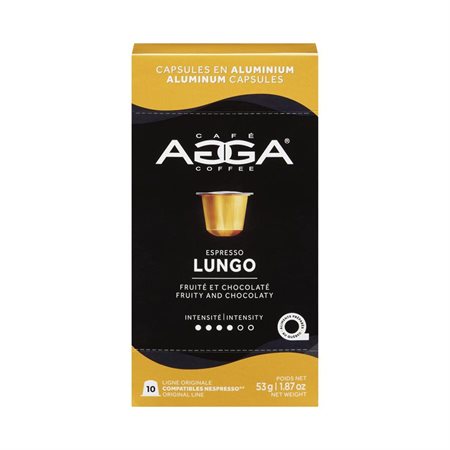 Capsule pour machine Nespresso Lungo