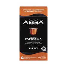 Capsule pour machine Nespresso Fortissimo