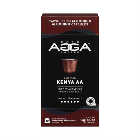 Capsule pour machine Nespresso Kenya