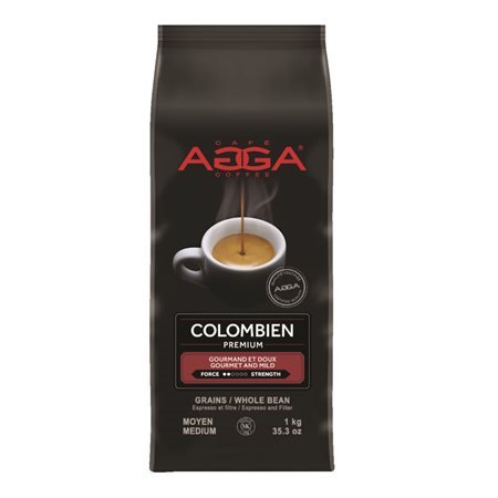 Café grains entiers Colombien Premium