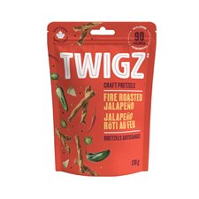 Bretzels artisanaux Twigz jalapeño rôti au feu