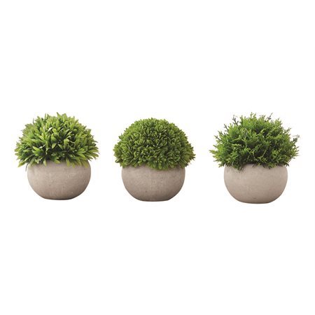 PLANTE ART.GAZON POT GRIS 3"