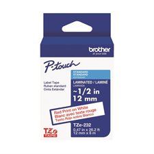 Ruban laminé pour étiqueteuses P-touch