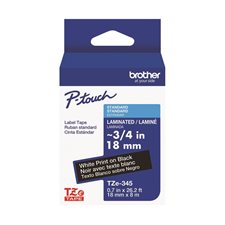 Ruban laminé pour étiqueteuses P-touch