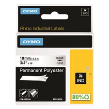 Étiquettes industrielles permanentes en polyester