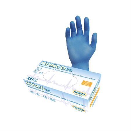 GANT NITRILE.POUD X.LARG.BLEU