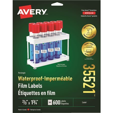 ETIQ.IMPER.2 / 3X1 3 / 4 ADH.LASER