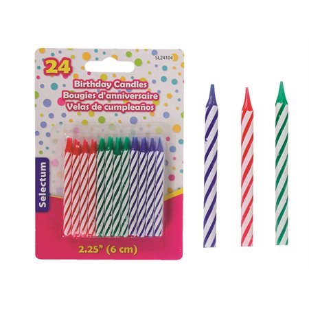 Bougies d'anniversaire