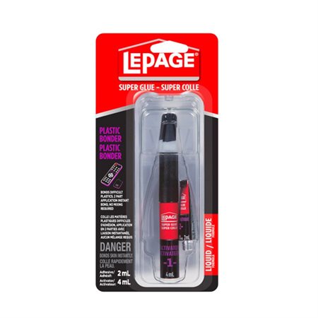 Super Colle Système de collage des plastiques