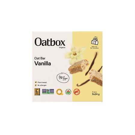 Barres d'avoine à la vanille