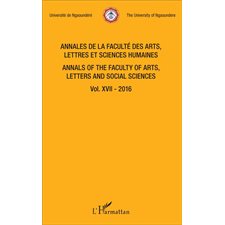 Annales de la faculté des arts, lettres et sciences humaines