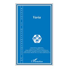 Varia (Région et développement 45)