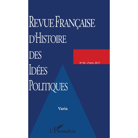 Revue Française d'Histoire des Idées Politiques