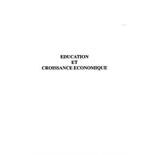 Education et croissance économique