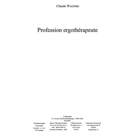 Profession ergothérapeute