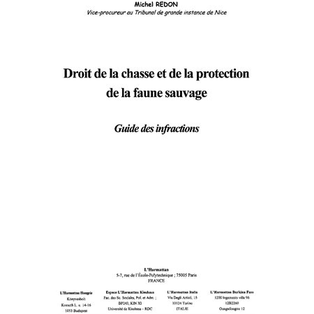 Droit de la chasse et de la protection d