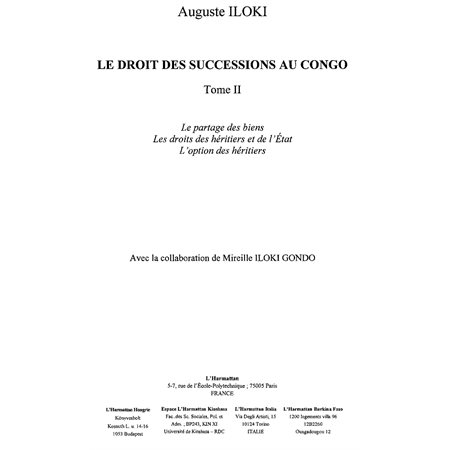 Droit des successions au congot.ii