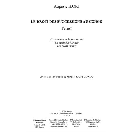 Droit des successions au congot.i