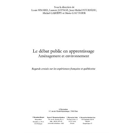 Débat public en apprentissage Le