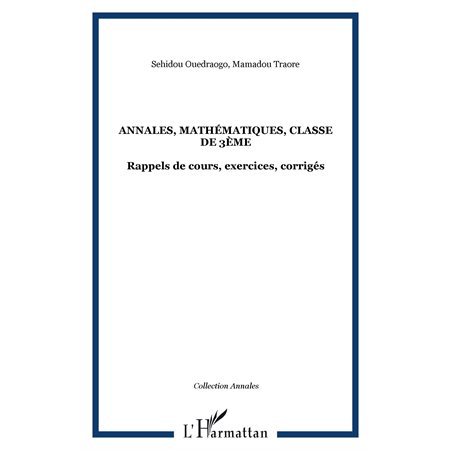 Annales mathématiques classede 3e