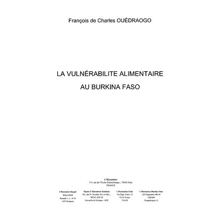 Vulnérabilité alimentaire au burkina fas