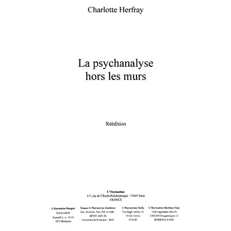 Psychanalyse hors les murs la