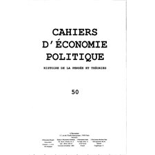 Cahiers d'économie politiqueno.50